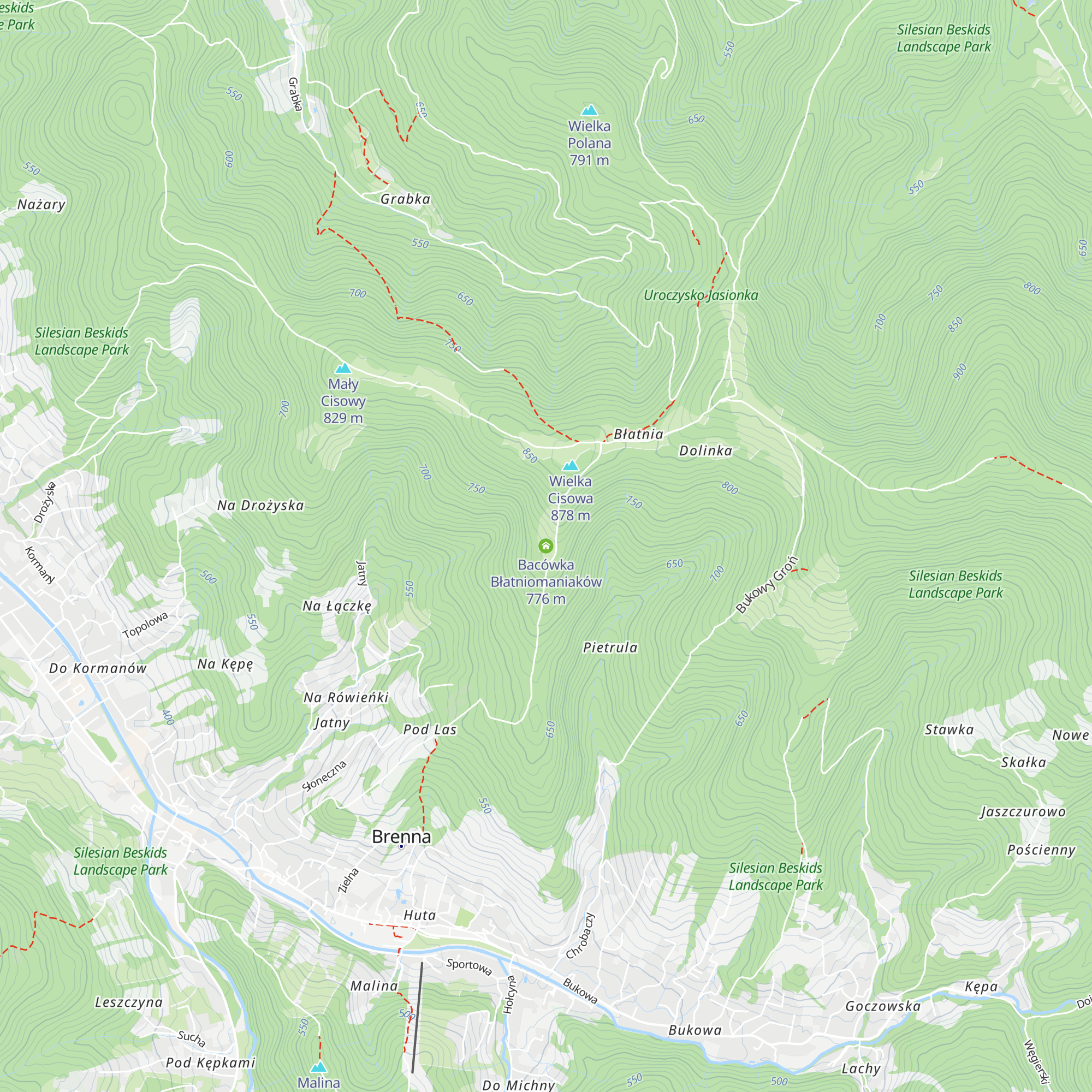 Bacówka Błatniomaniaków map