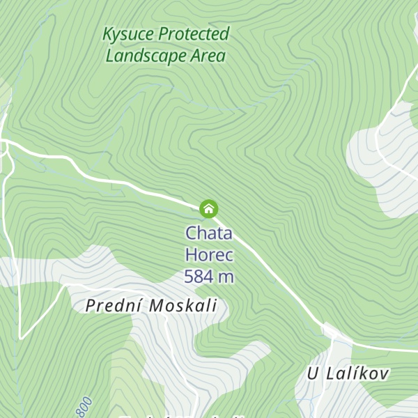 Map of Chata Horec