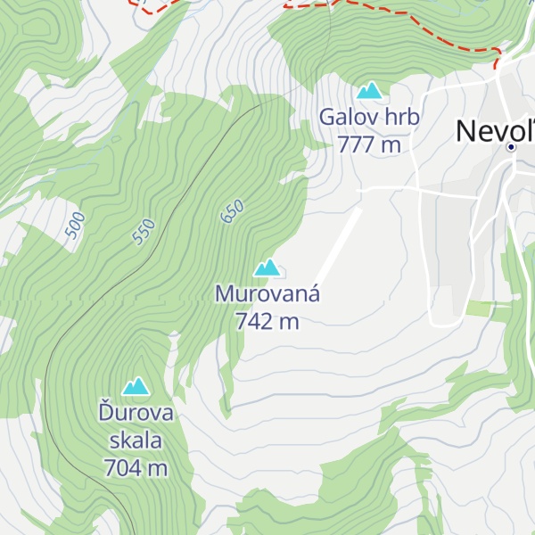 Map of Murovaná