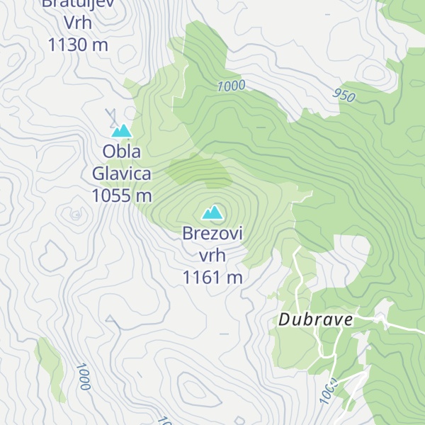 Map of Brezovi vrh