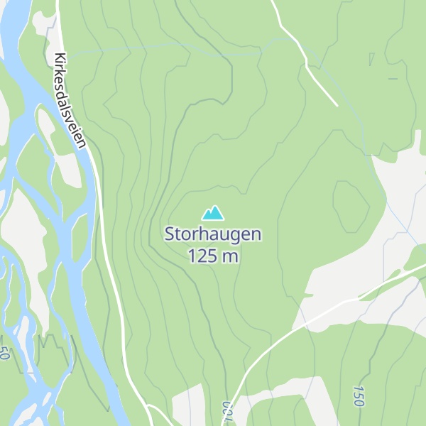 Map of Storhaugen