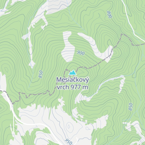 Map of Mesiačkový vrch