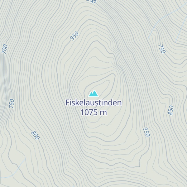 Map of Fiskelaustinden