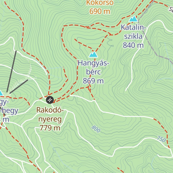 Map of Égés-tető