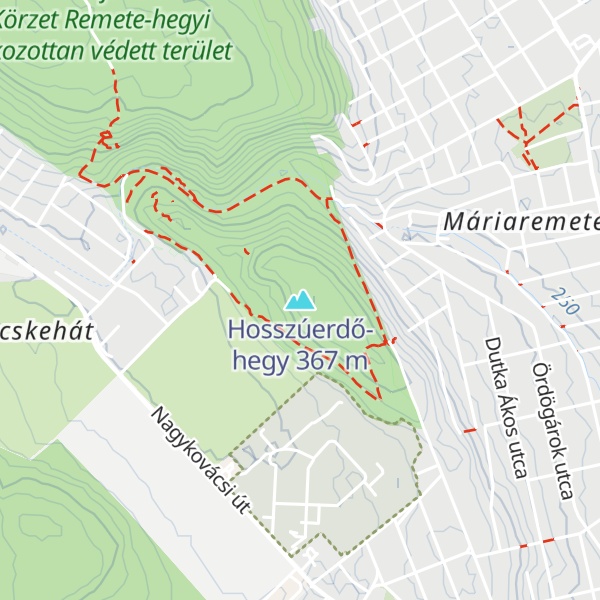 Map of Hosszúerdő-hegy
