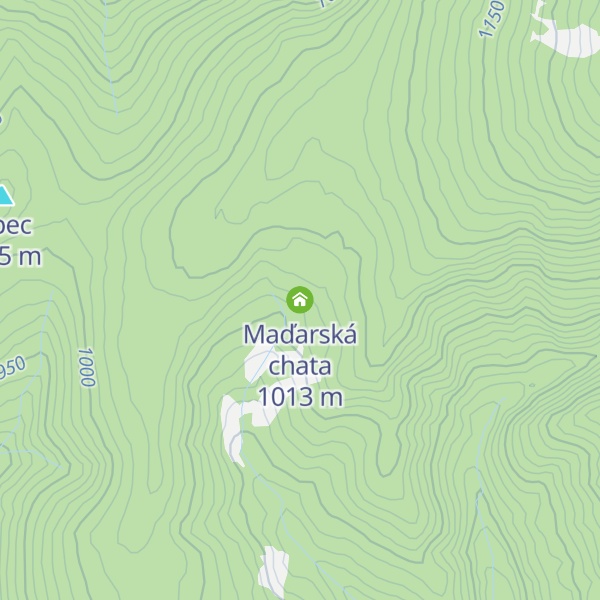 Map of Maďarská chata