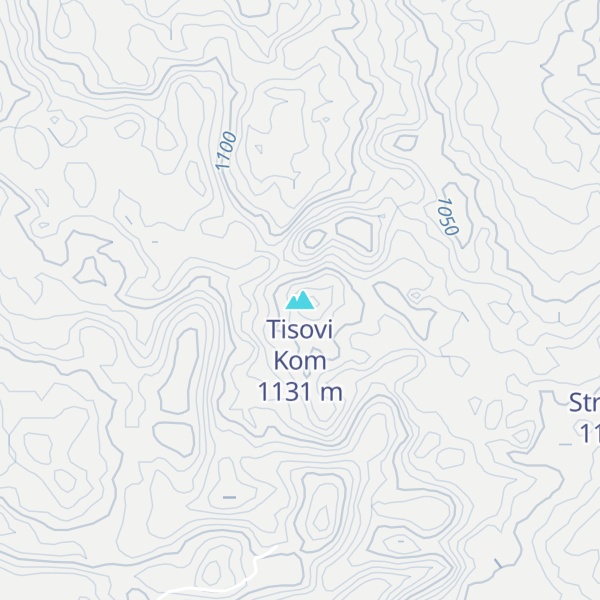 Map of Tisovi Kom