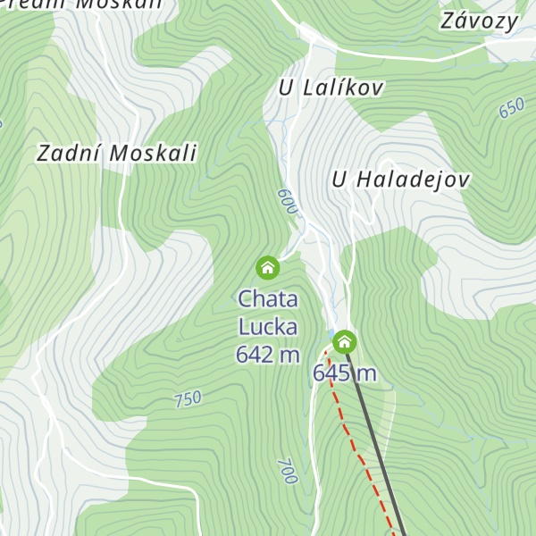 Map of Chata Lucka