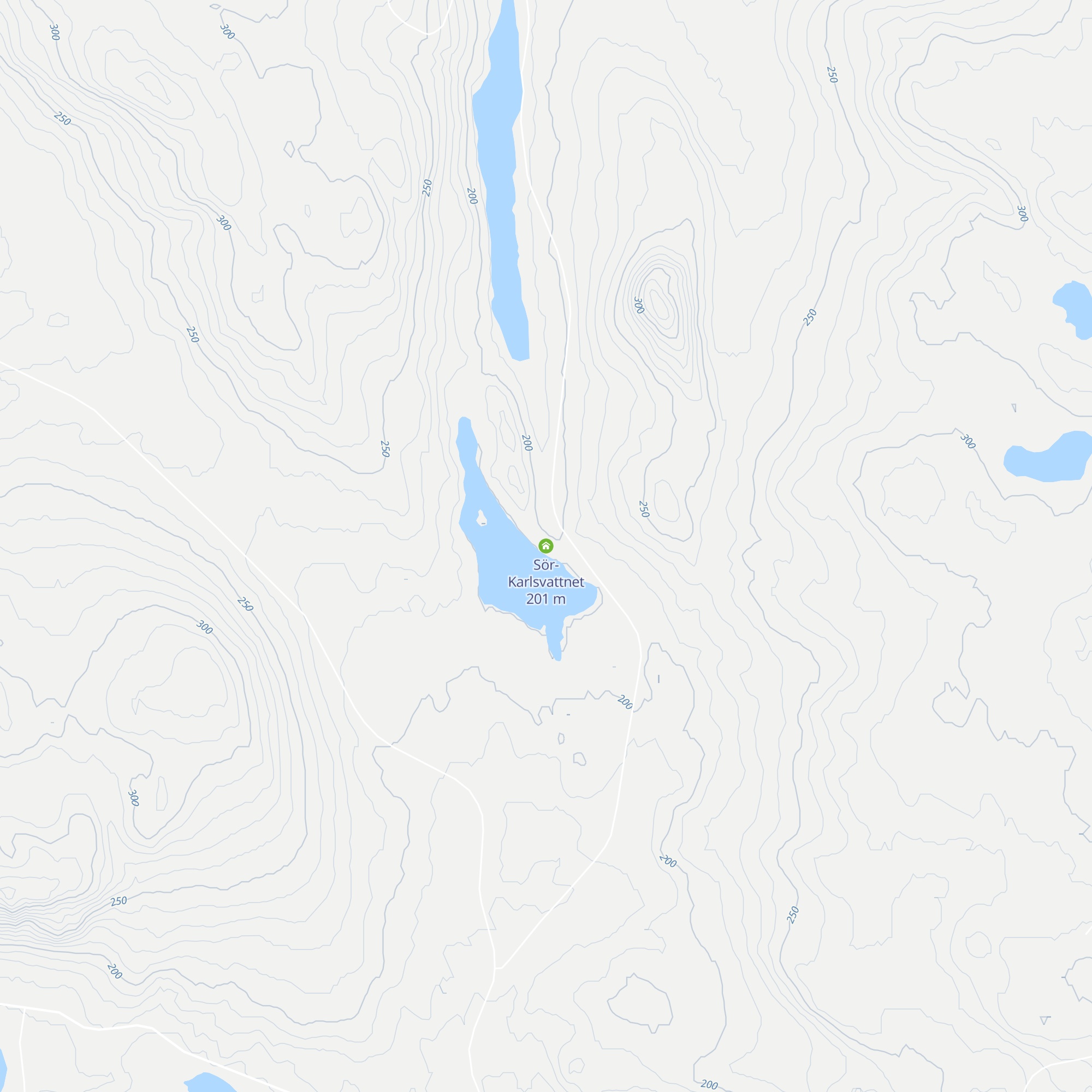 Sör-Karlsvattnet map