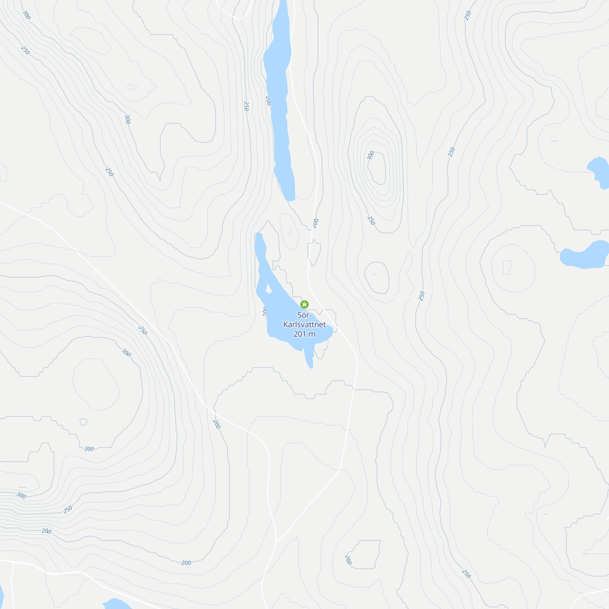 Sör-Karlsvattnet map