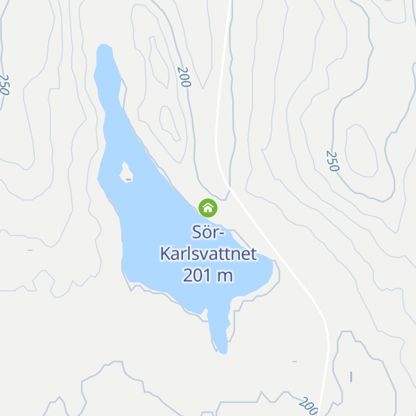 Map of Sör-Karlsvattnet