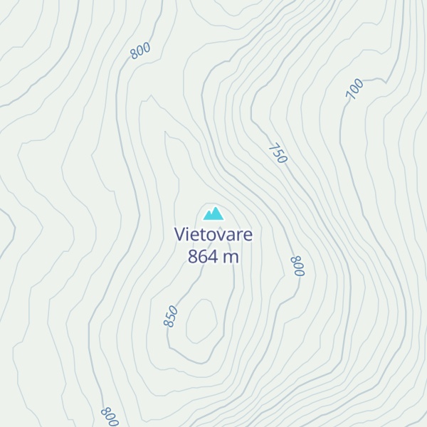 Map of Vietovare
