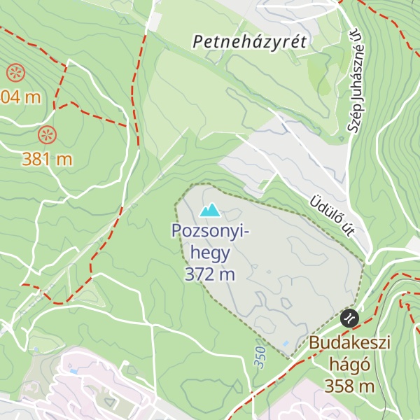 Map of Pozsonyi-hegy