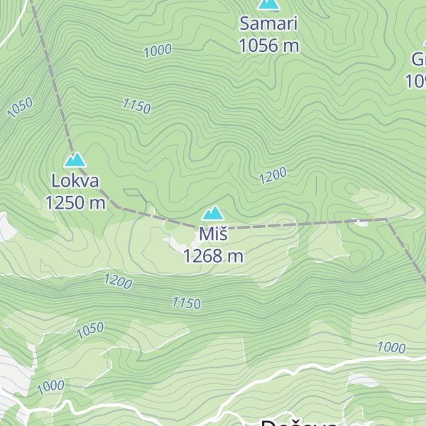 Map of Miš