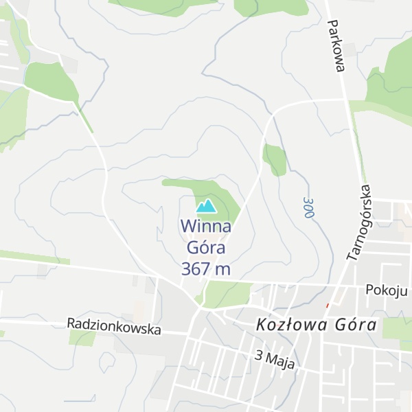 Map of Winna Góra