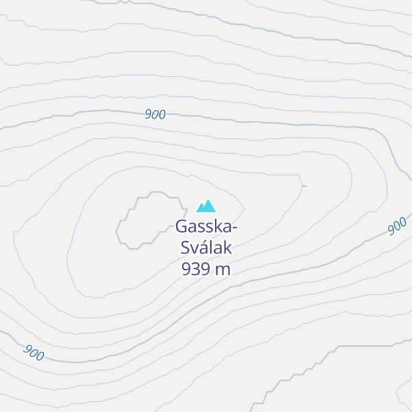 Map of Gasska-Sválak