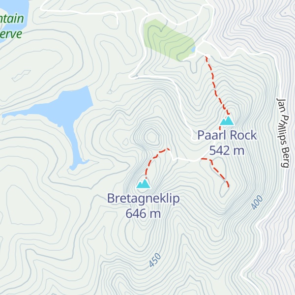 Map of Gordon's Rock