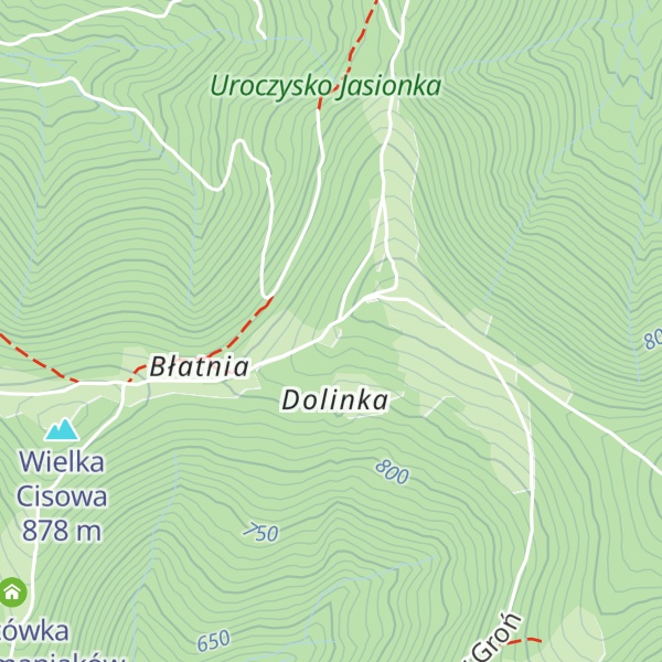 Map of Schronisko PTTK na Błatniej