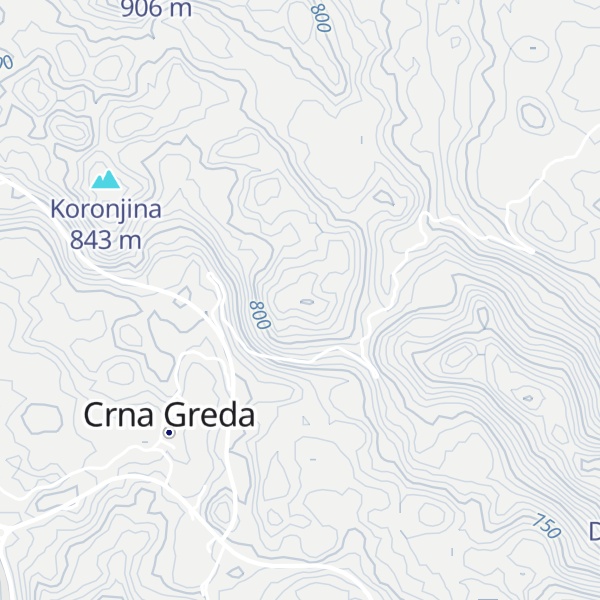 Map of Trpijevi Vrh