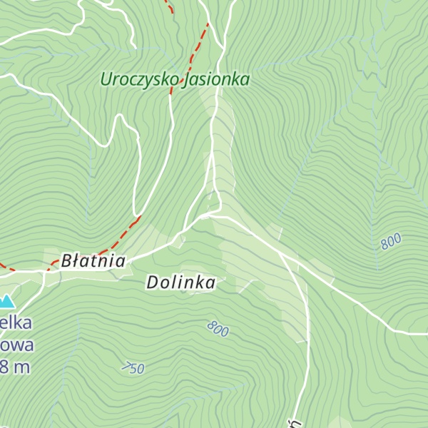 Map of Błatnia