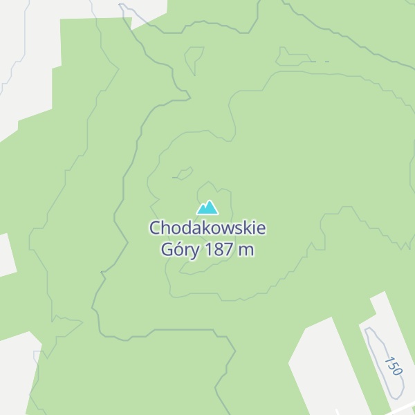 Map of Chodakowskie Góry