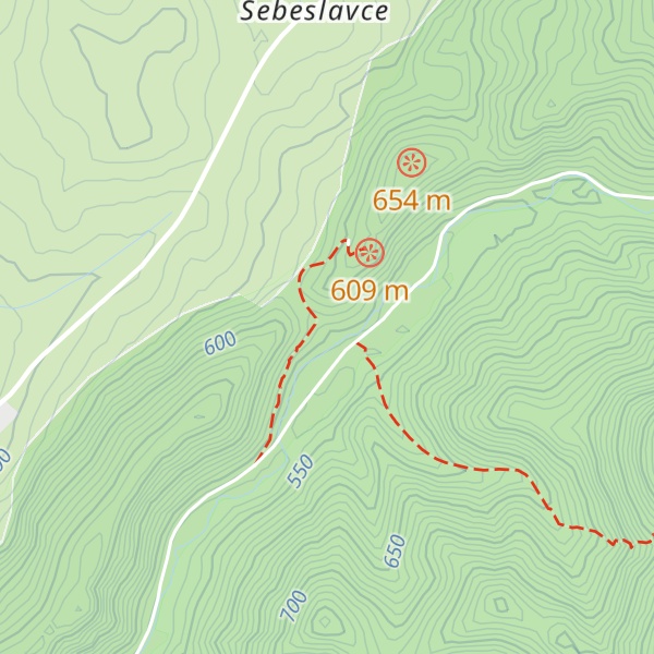 Map of Chata pod hradom Blatnica