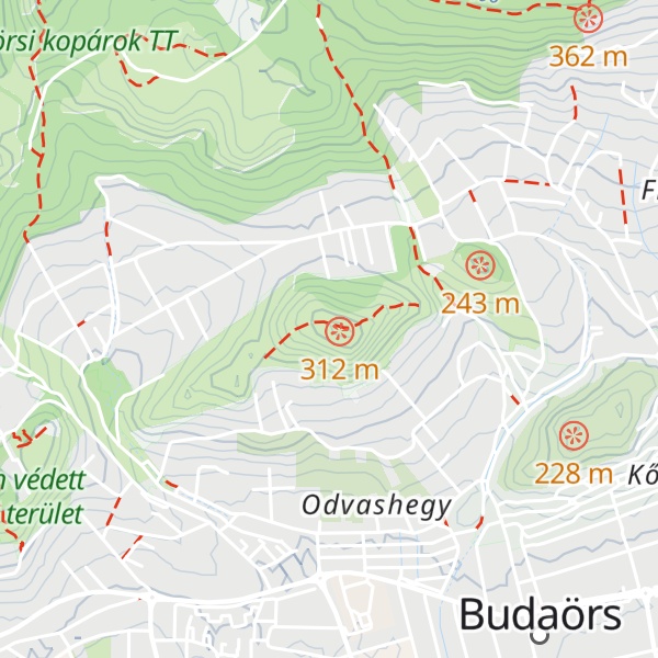Map of Odvas-hegy