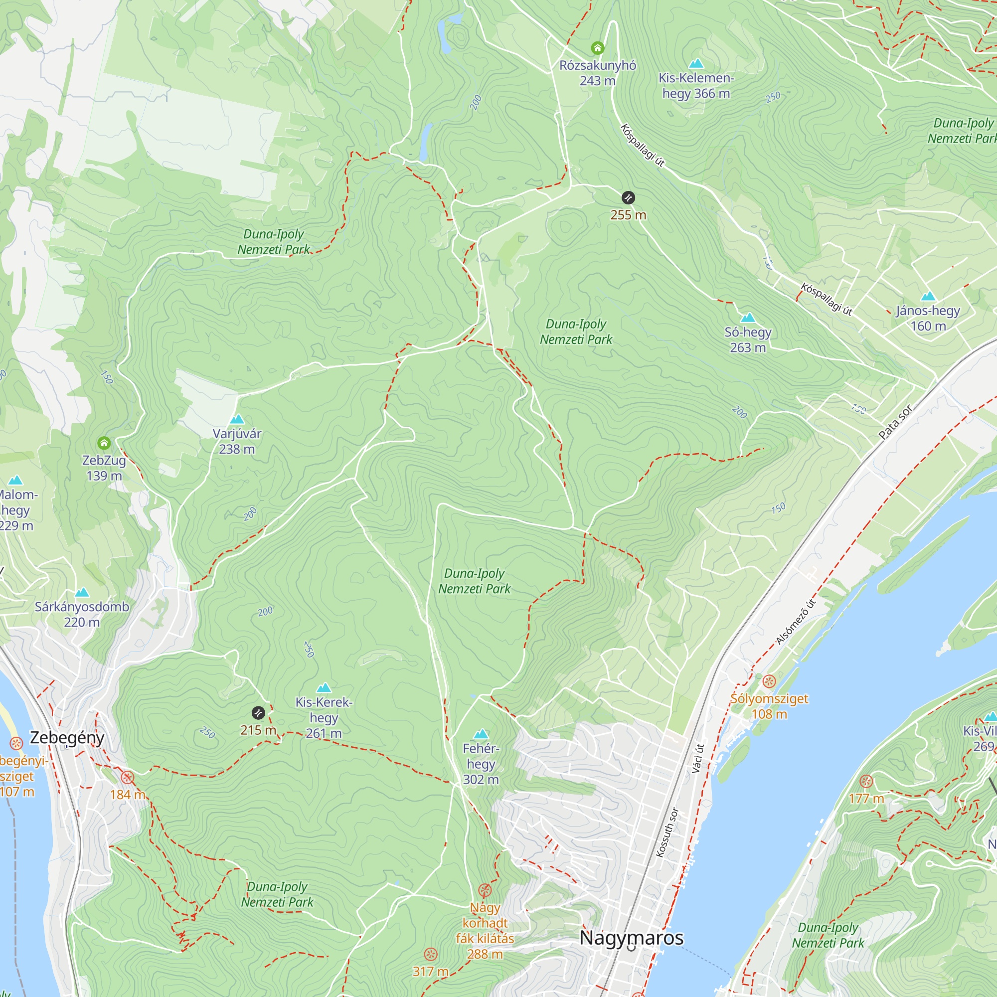 Őzike-kunyhó map