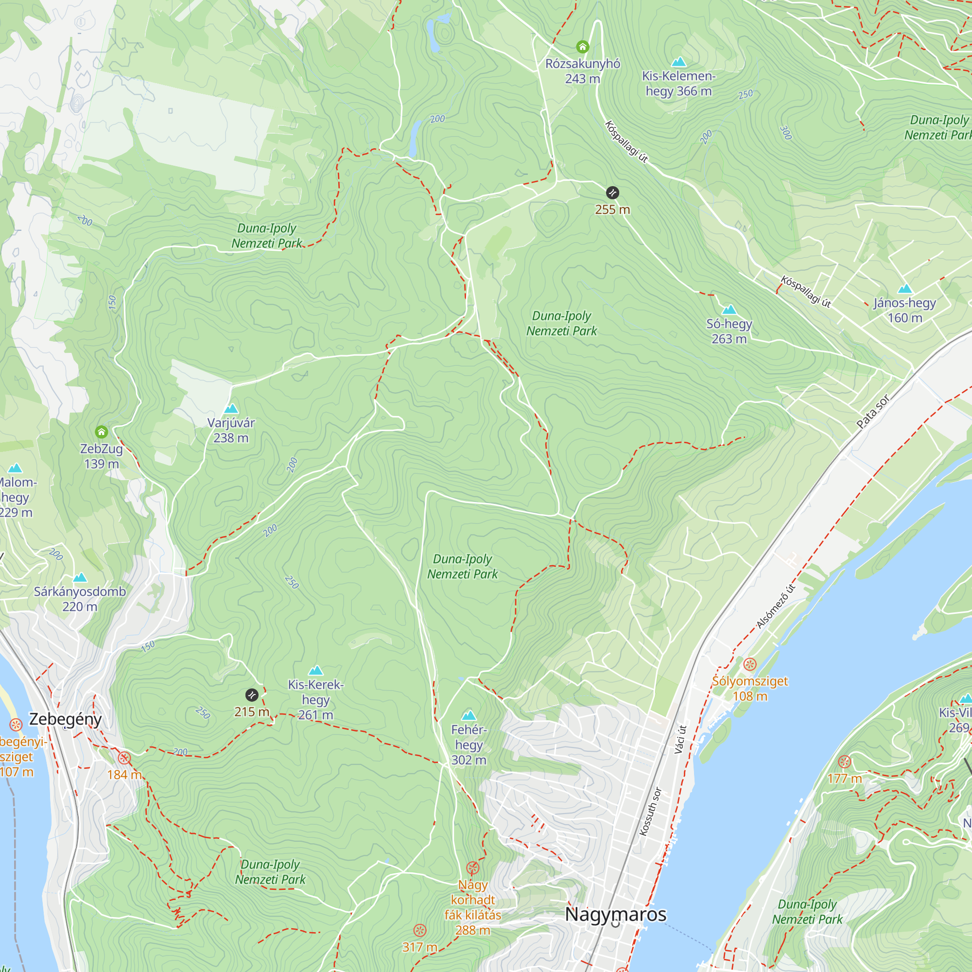 Őzike-kunyhó map