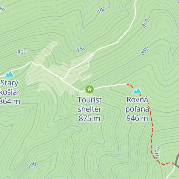 Map of Tourist shelter