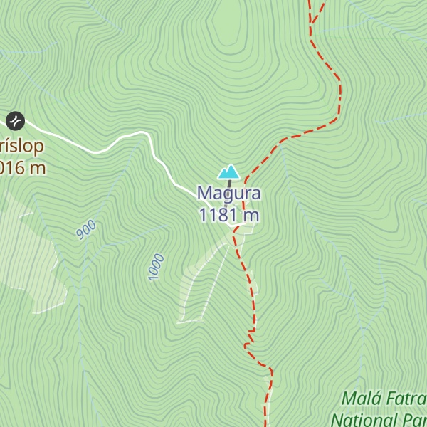 Map of Chata Smädná