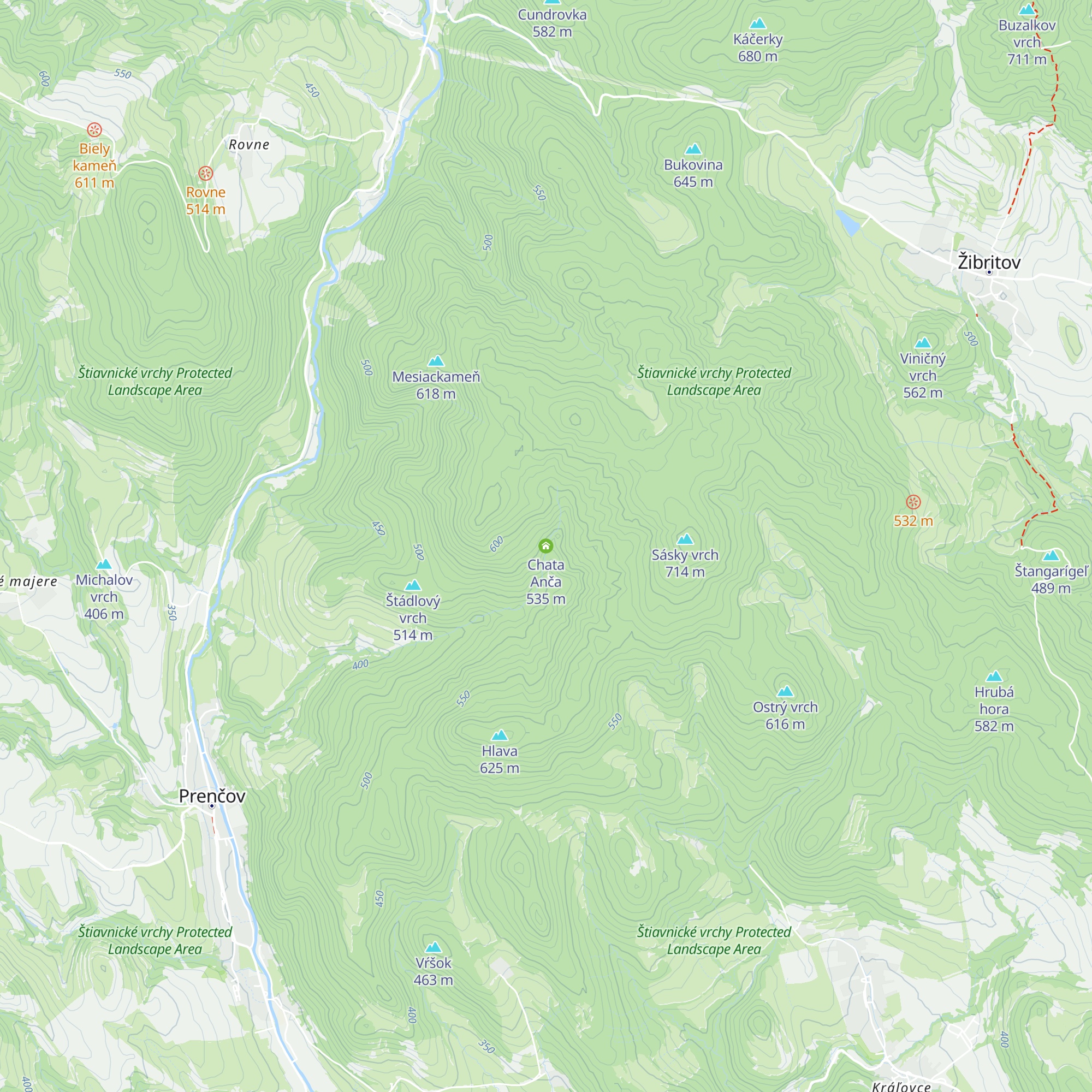 Chata Anča map