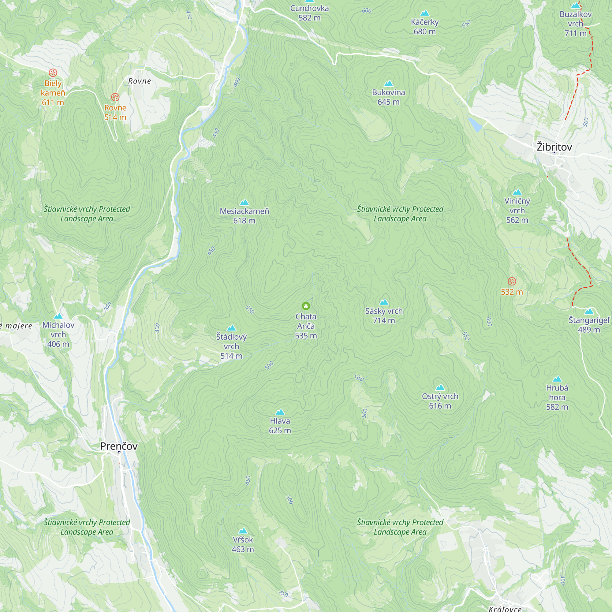 Chata Anča map