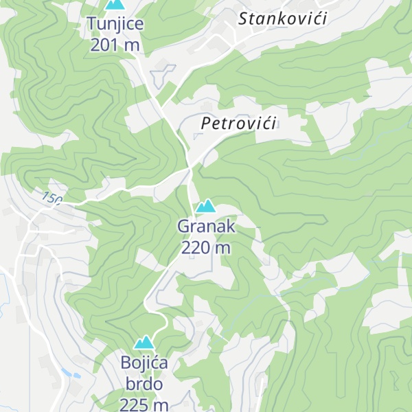 Map of Granak