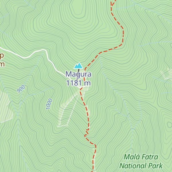 Map of Chata Kľačianska Magura