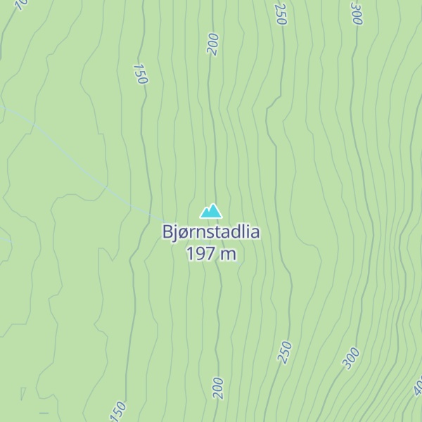 Map of Bjørnstadlia