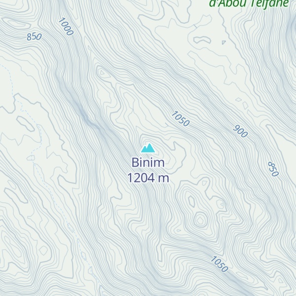 Map of Binim