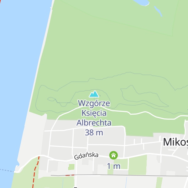 Map of Wzgórze Księcia Albrechta