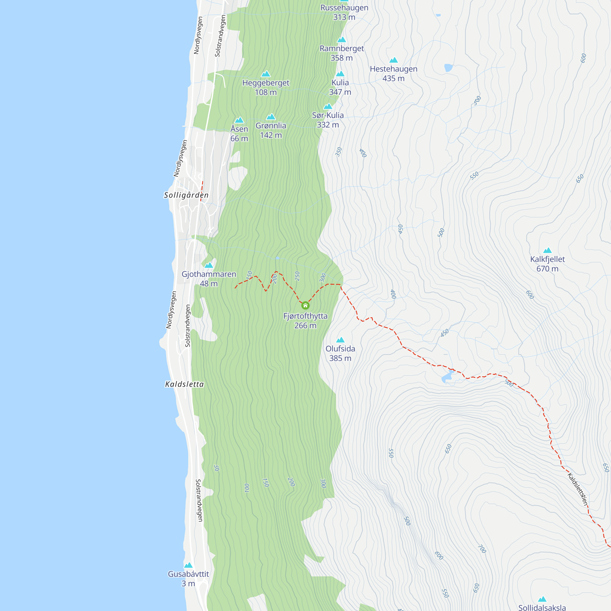 Fjørtofthytta map