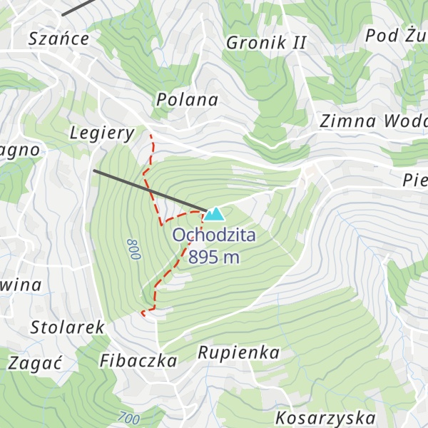 Map of Ochodzita