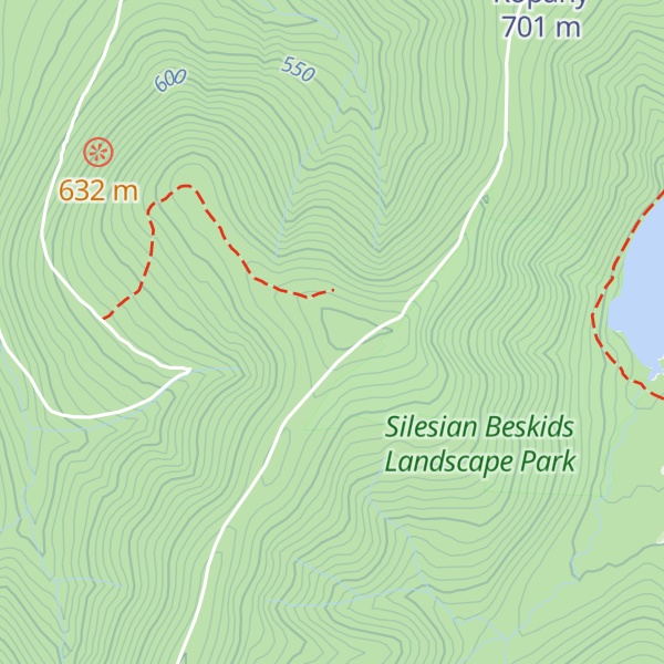 Map of Wysokie