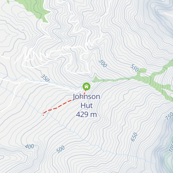 Map of Johnson Hut