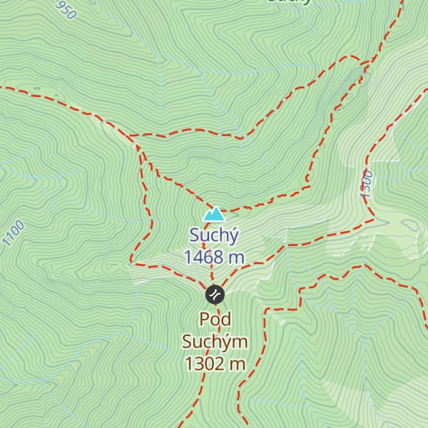 Map of Suchý