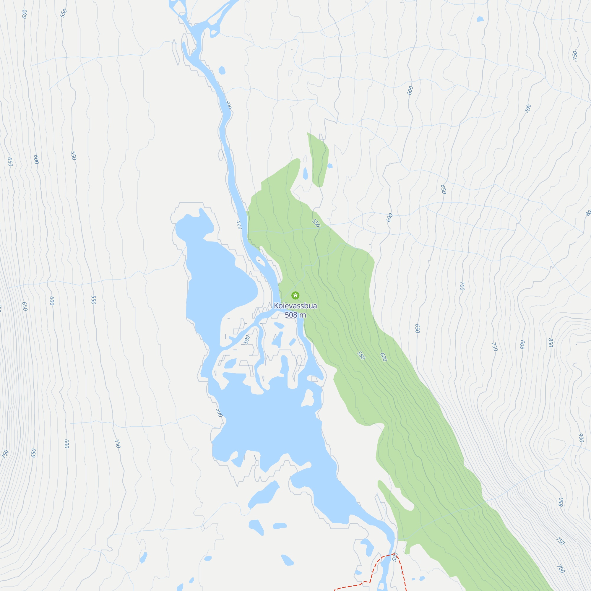 Koievassbua map