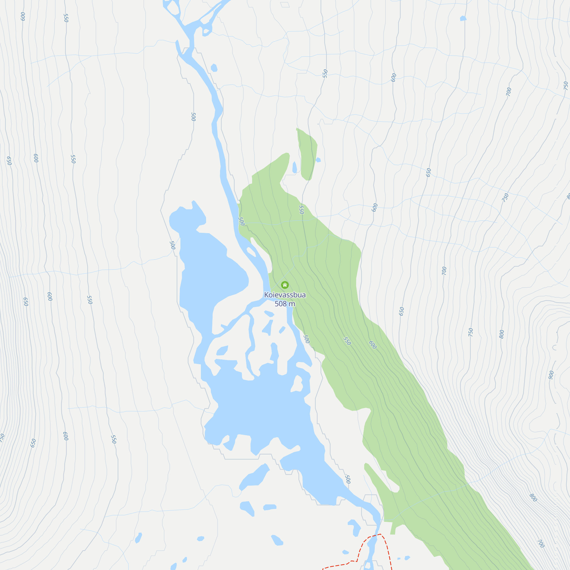 Koievassbua map