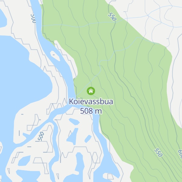 Map of Koievassbua