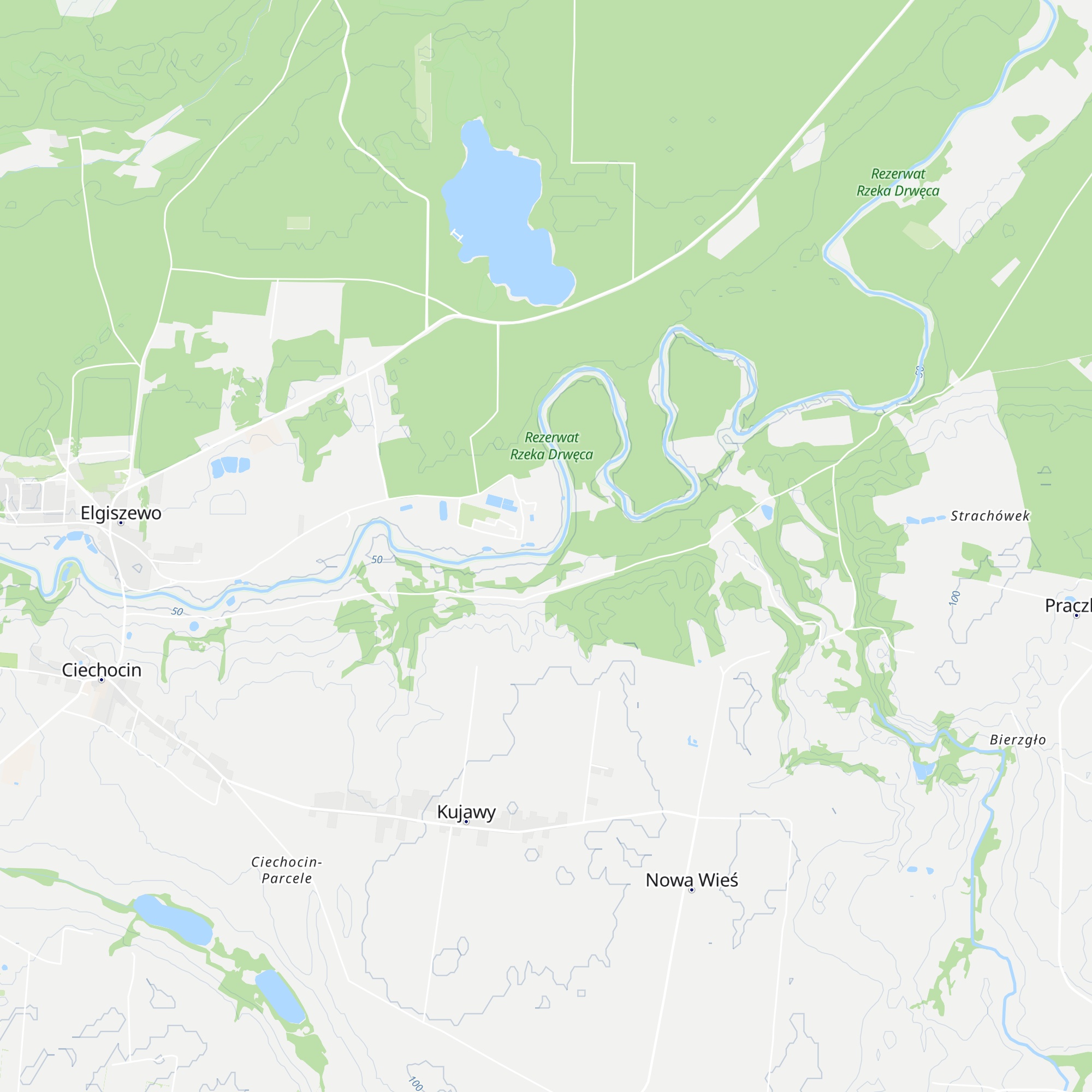 Chata Solna map