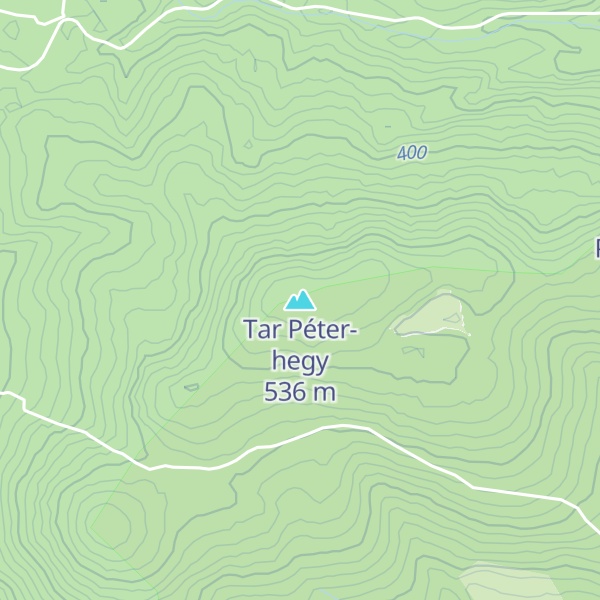 Map of Tar Péter-hegy