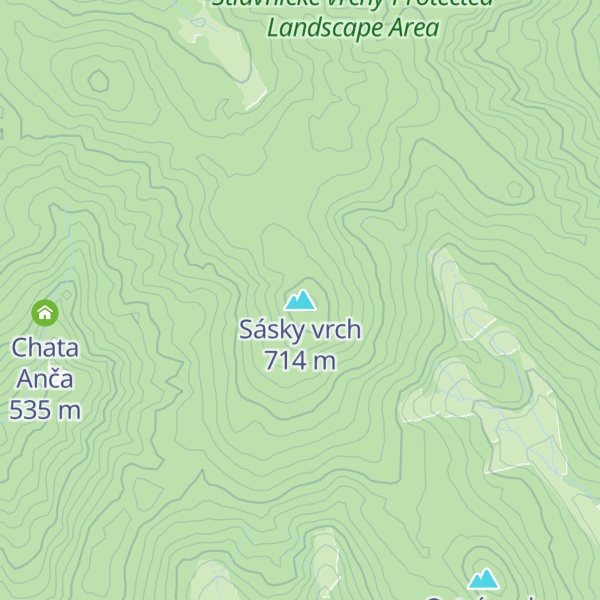 Map of Sásky vrch