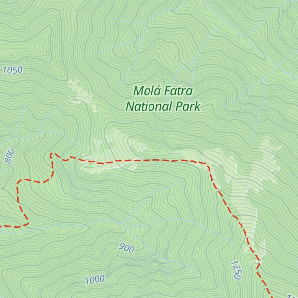 Map of Príslopok